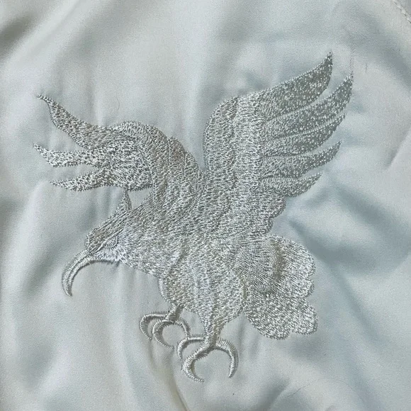 Silence + Noise Monochromatic Souvenir Bomber Jacket Urban Outfitters XS - Picture 11 of 12